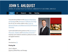 Tablet Screenshot of johnahlquist.net